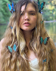 Blue Morpho Butterfly Crown