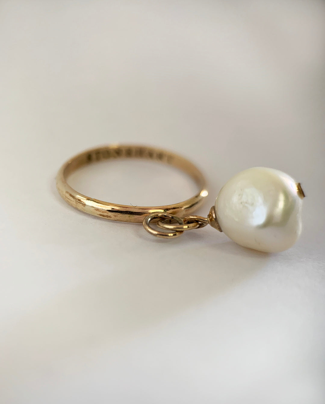 Pearl Drop Ring