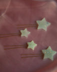 Glow Star Hair Pins Large