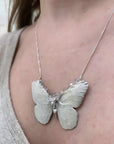 Butterfly Geode Necklace