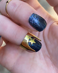Starry Night Dya Nail Ring